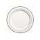 ASSIETTE Ø26CM LISERE ARGENT (x20)