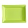 ASSIETTE RECTANGLE VERT ANIS 20X15CM