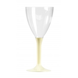 VERRES  A VIN - PIED IVOIRE (X10)