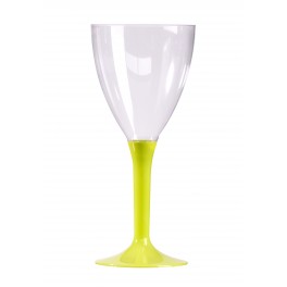 VERRES  A VIN - PIED VERT ANIS (X10)