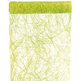 CHEMIN DE TABLE ABACA VERT CHEMIN DE TABLE ABACA VERT