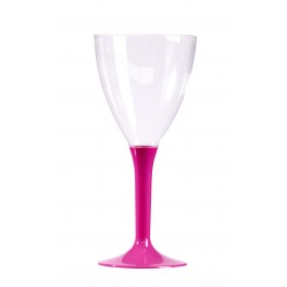 VERRES  A VIN - PIED ROSE INDIEN (X10)