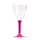 VERRES  A VIN - PIED ROSE INDIEN (X10)