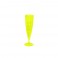 FLUTES CRISTAL JAUNE FLUO (x10)