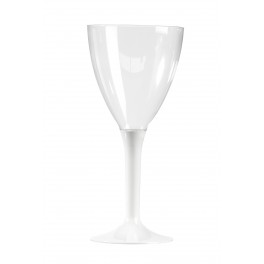 VERRES  A VIN - PIED BLANC (X10)