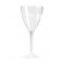 VERRES  A VIN - PIED BLANC (X10)