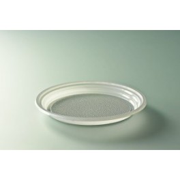 ASSIETTE PLASTIQUE BLANC Ø22CM (x100)