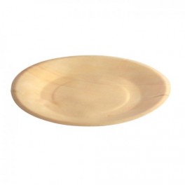 ASSIETTE BOIS Ø21CM (x10)