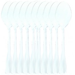 MINI CUILLERE PLASTIQUE TRANSPARENT POUR VERRINES (x250)