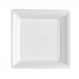 ASSIETTES CARRES BLANC 29CM