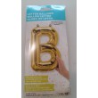 Ballon Alu Lettre B Or