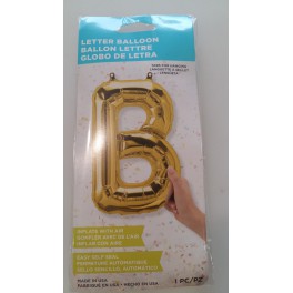 Ballon Alu Lettre B Or