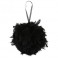 BOULE EN PLUMES NOIRES