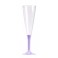 FLUTES CHAMPAGNE - PIED LILAS (X10)