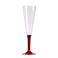 FLUTES CHAMPAGNE - PIED BORDEAUX (X10)