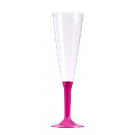 FLUTES CHAMPAGNE - PIED ROSE INDIEN (X10)