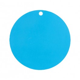 MARQUE PLACE ROND BLEU TURQUOISE (x10)