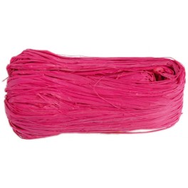 RAPHIA NATUREL FUSHIA