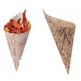 CONE EN BAMBOU 13x5CM (x100)