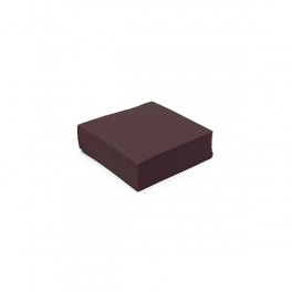 SERVIETTES CHOCOLAT 25X25CM (X50)