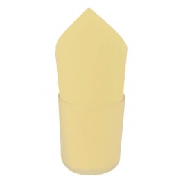 SERVIETTE OUATE JAUNE PAILLE 38x38Cm (x100)